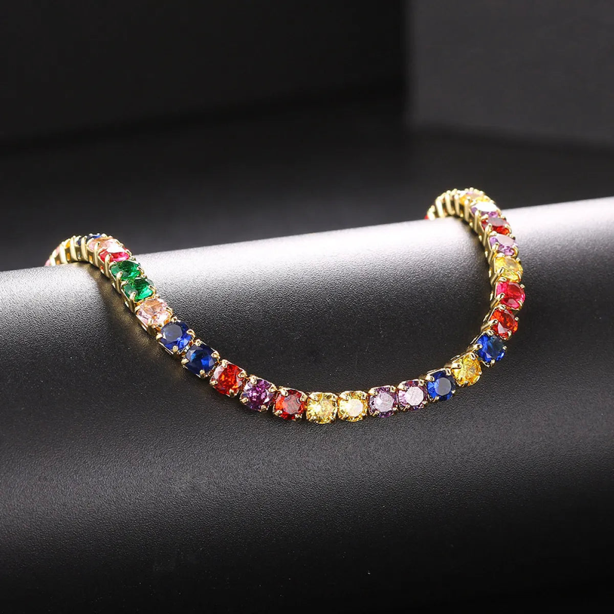 Glamour Glide Zircon Tennis Chain