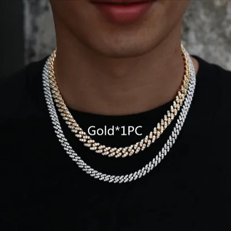 SilverEdge Geometric Cuban Chain