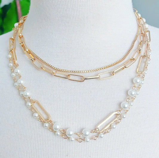 QuadraClip Layered Necklace