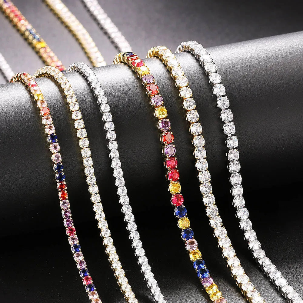 Glamour Glide Zircon Tennis Chain