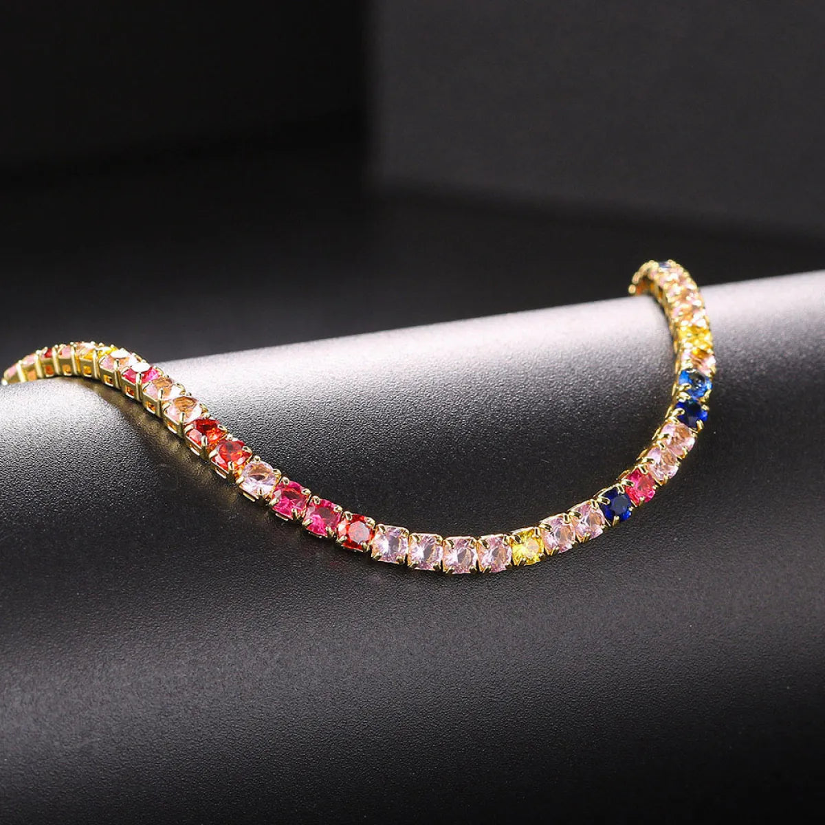 Glamour Glide Zircon Tennis Chain